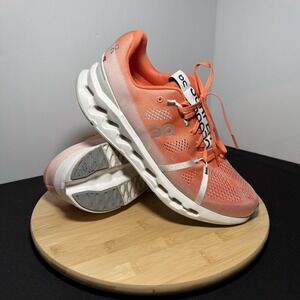 On Cloud Cloud Surfer Shoe Men's Size 11 Running Shoes Orange/White Cloud